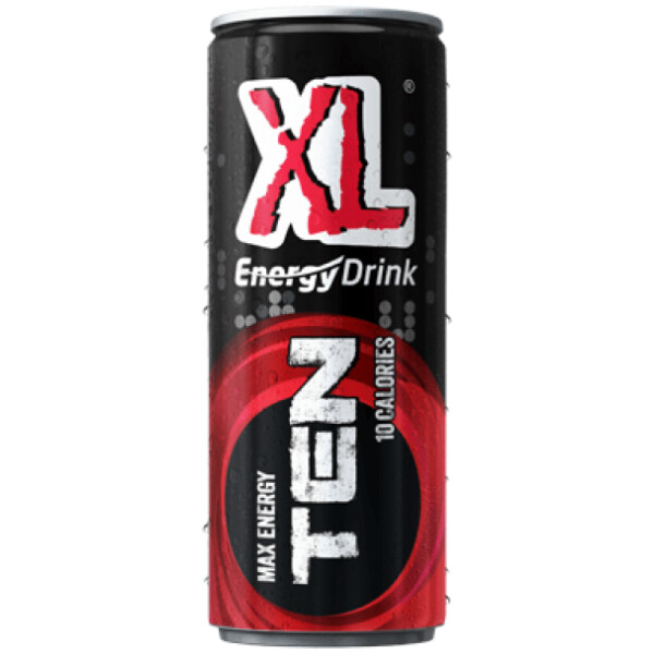 XL טן (קלוריות נמוכות) XL Energy Drink TEN