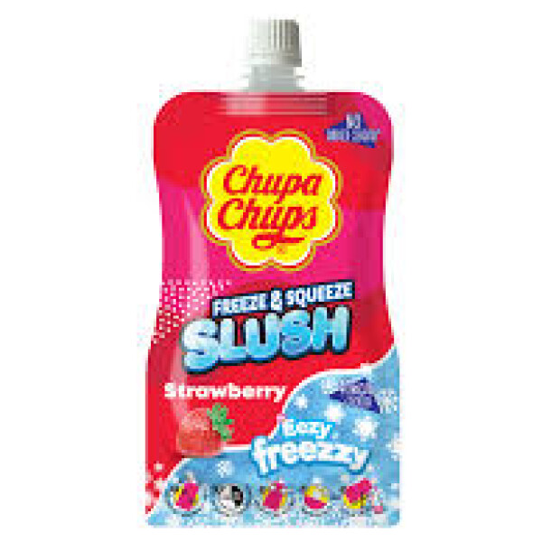 צ'ופה צ'פס סלאש תות Chupa Chups Slush Strawberry (Freeze & Squeeze)