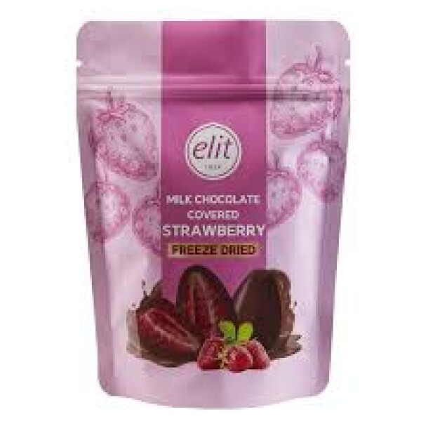 תותים קפואים מצופים בשוקולד חלב — Elit Milk Chocolate Covered Strawberry